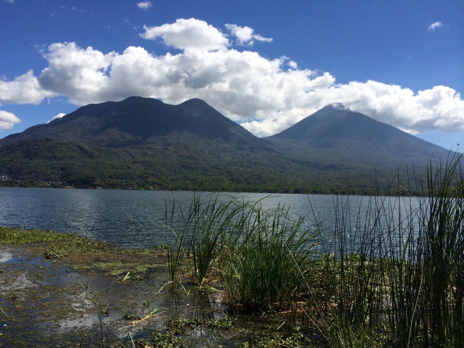 volcanoes across from farm