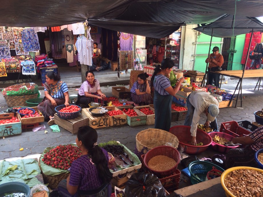 The outside of the market