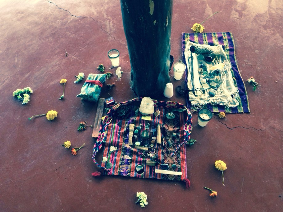 A shrine in the Yoga  Shala