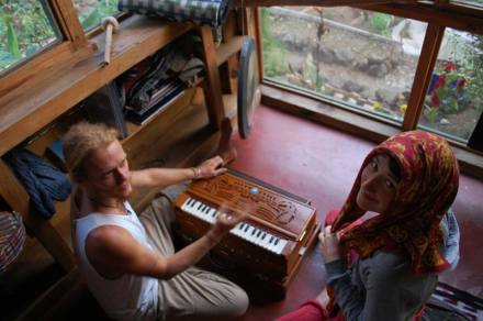 I get to spend everyday with these beautiful beings who often break out into song and play the harmonium. 