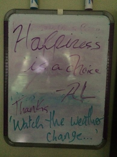 happiness is a choice